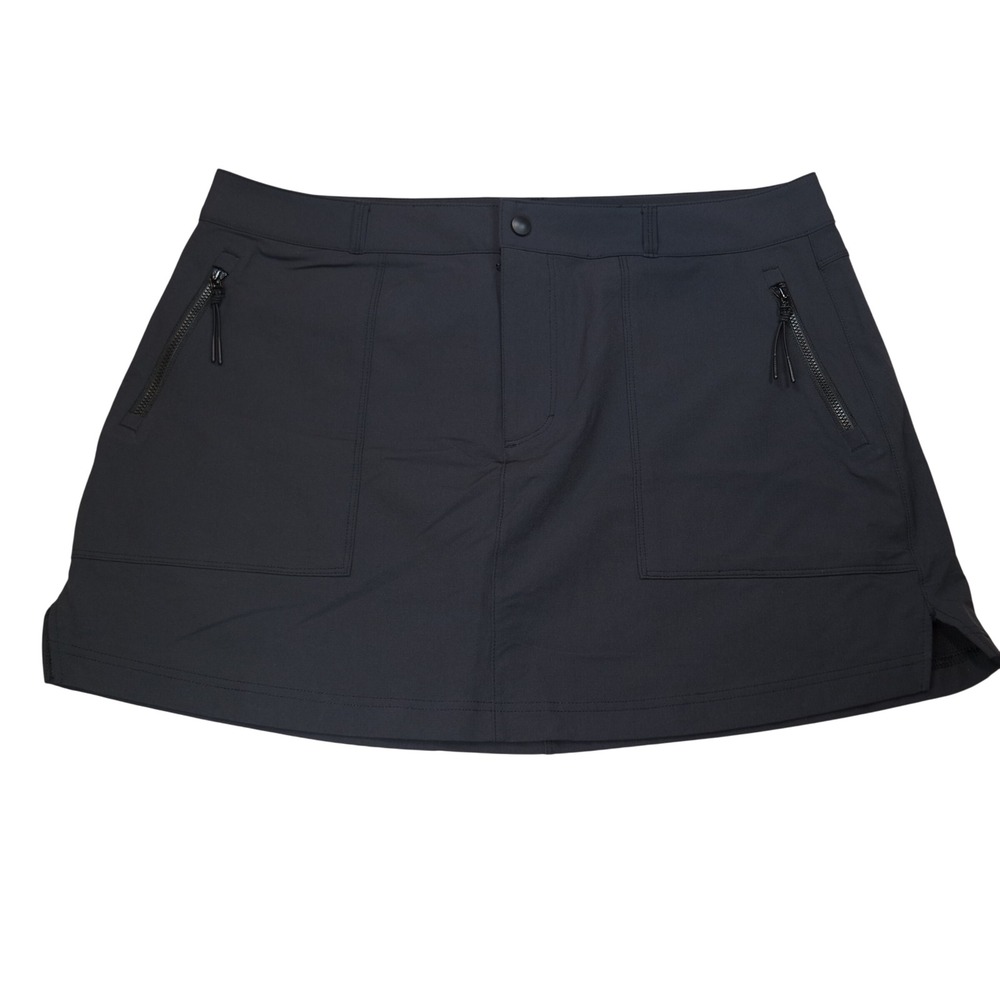 Outdoor Voices Rectrek Skirt Womens XL Black Hiking Skirt MISSING BELT